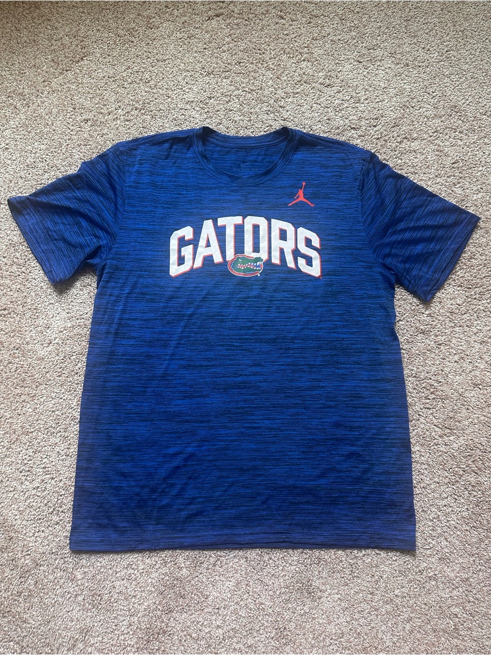 Nike Jordan Florida Gators Dri-FIT Performance T-Shirt Blue Men’s Size Large